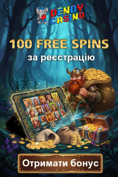 Зображення для 100 фріспінів без депозита для новачків в онлайн-казино Dendy 100 фріспінів без депозита для новачків в онлайн-казино Dendy