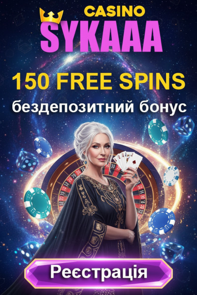 150 фріспінів без депозита для новачків у казино Sykaaa &ndash; святковий старт