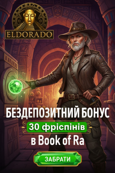 Зображення для Ексклюзив — 30 фріспінів без депозиту для новачків у казино Ельдорадо Ексклюзив — 30 фріспінів без депозиту для новачків у казино Ельдорадо