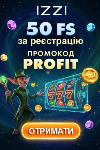 50 фріспінів новим гравцям у IZZI Casino &mdash; бездепозитний подарунок без зайвого