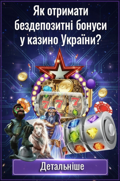 Бездепозитні бонуси та фріспіни в казино України &mdash; огляд вигідних пропозицій